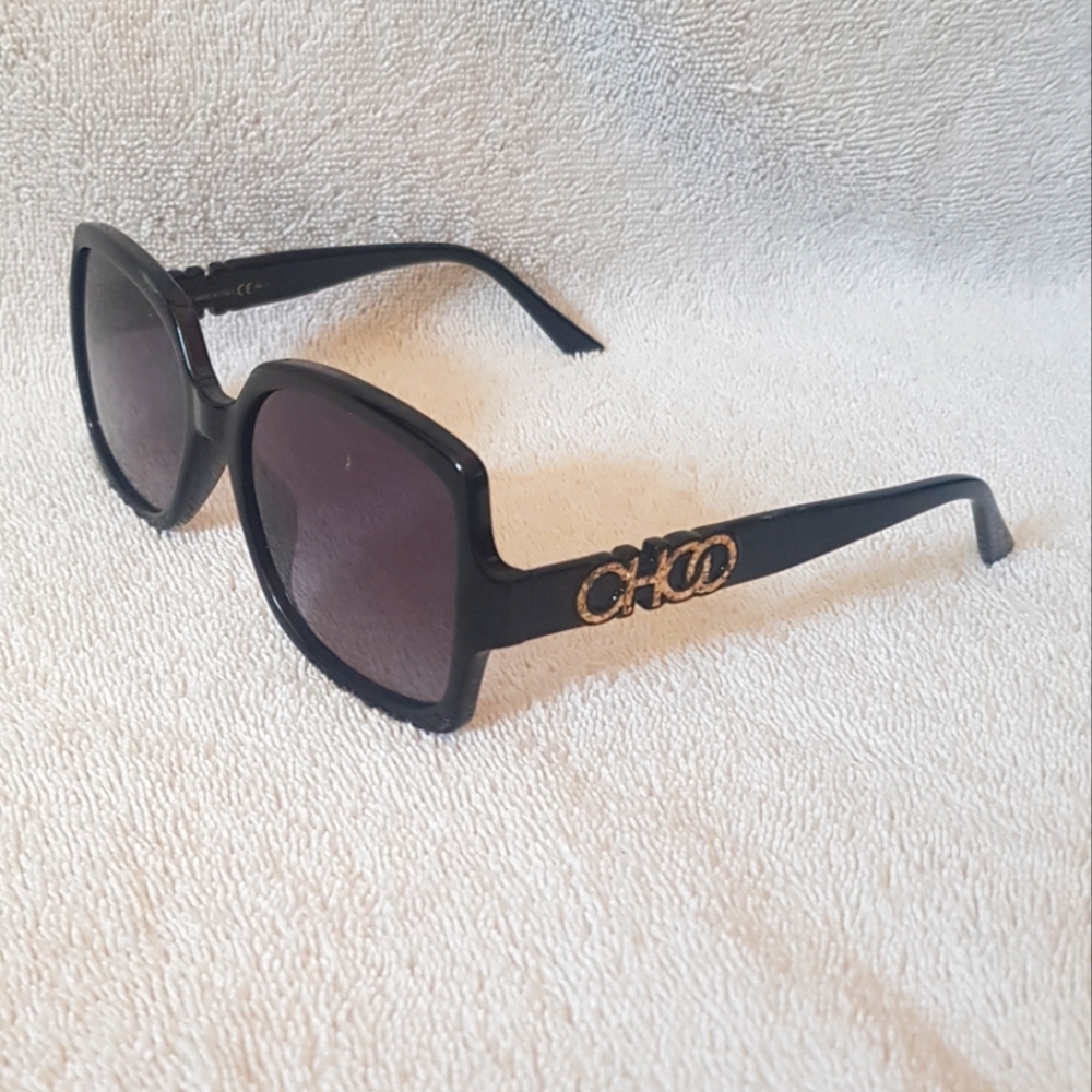JIMMY CHOO Square Sunglasses Sammi/G 8079O Black